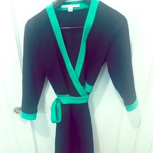 Designer wrapped dress